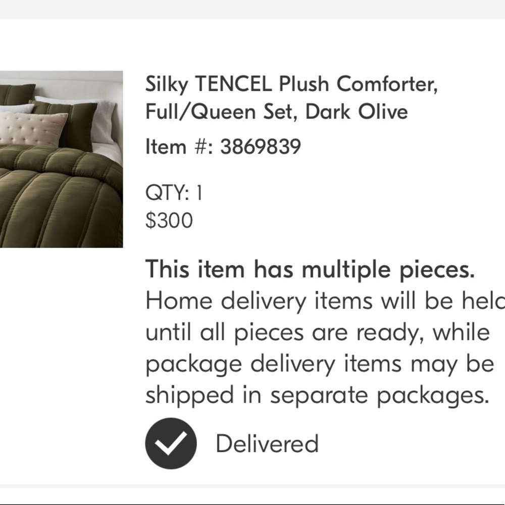 West Elm Silky stencil Plush Comforter - Dark Olive